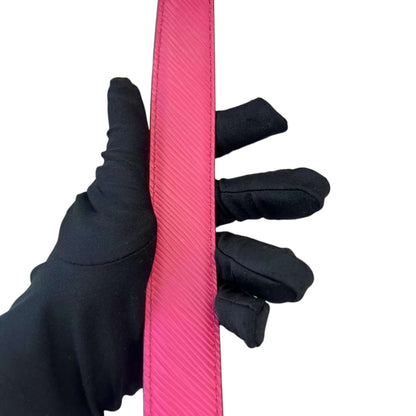 Louis-Vuitton Medium Epi Twist Shoulder Bag MM Pink SHW
