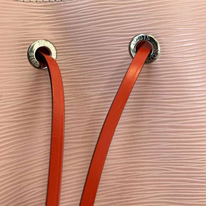 Louis-Vuitton Epi Neo Noe Rose Ballerine Orange SHW
