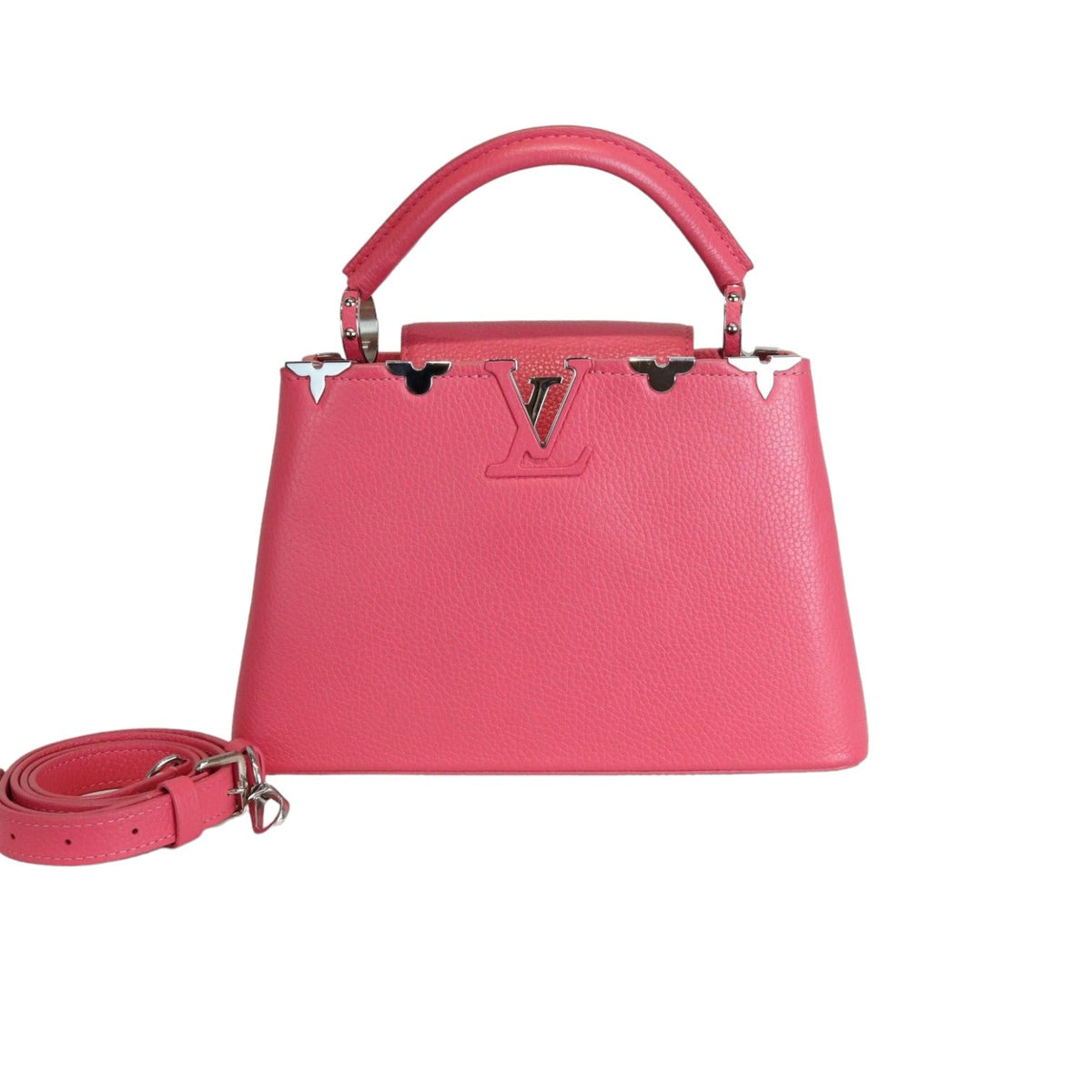 Louis-Vuitton Capucine BB Supple Taurillon Pink SHW