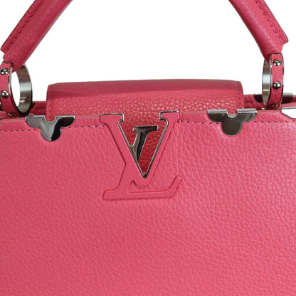 Louis-Vuitton Capucine BB Supple Taurillon Pink SHW