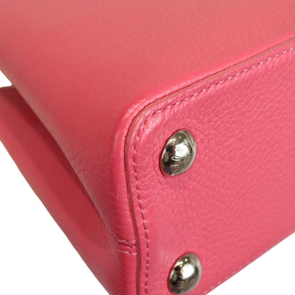 Louis-Vuitton Capucine BB Supple Taurillon Pink SHW