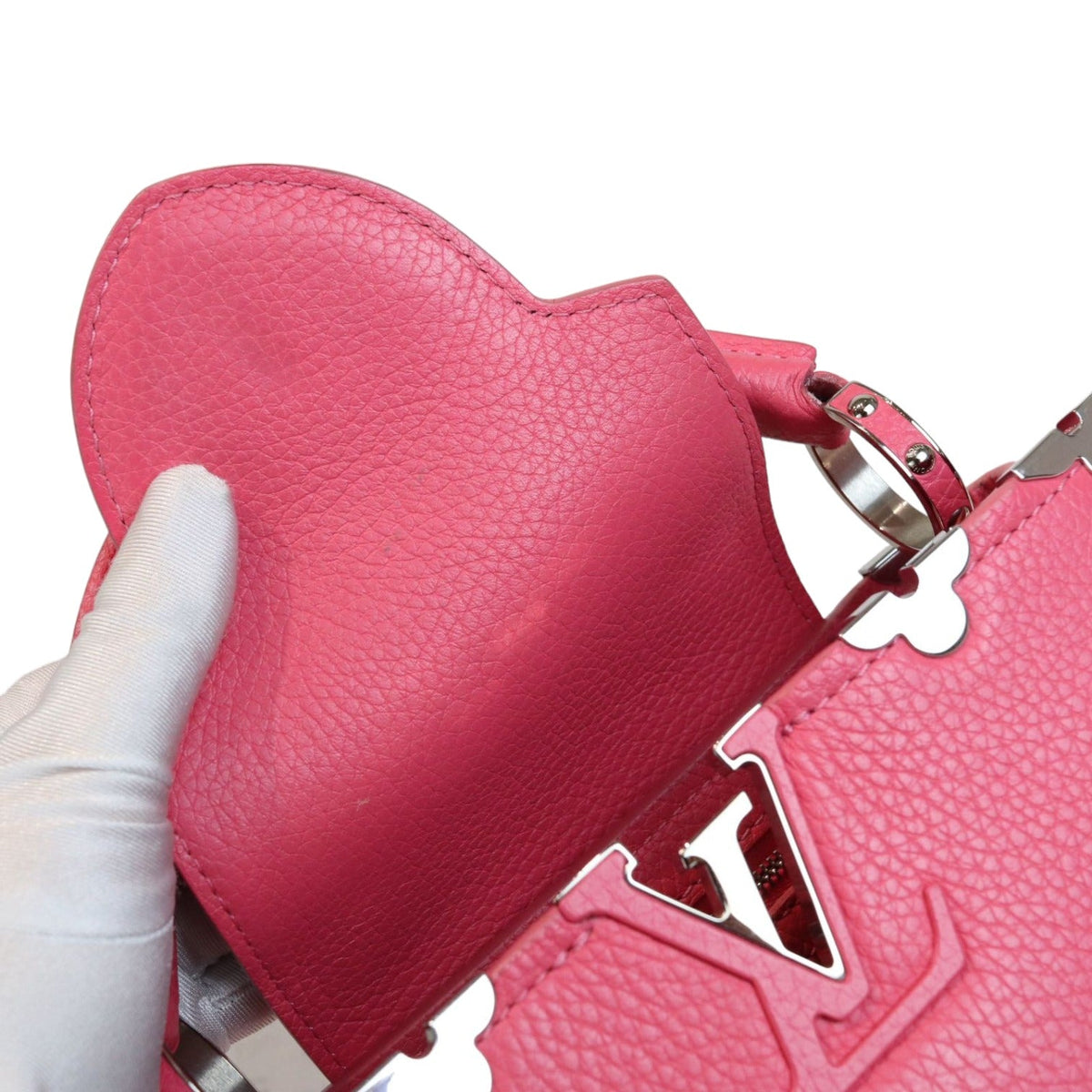 Louis-Vuitton Capucine BB Supple Taurillon Pink SHW