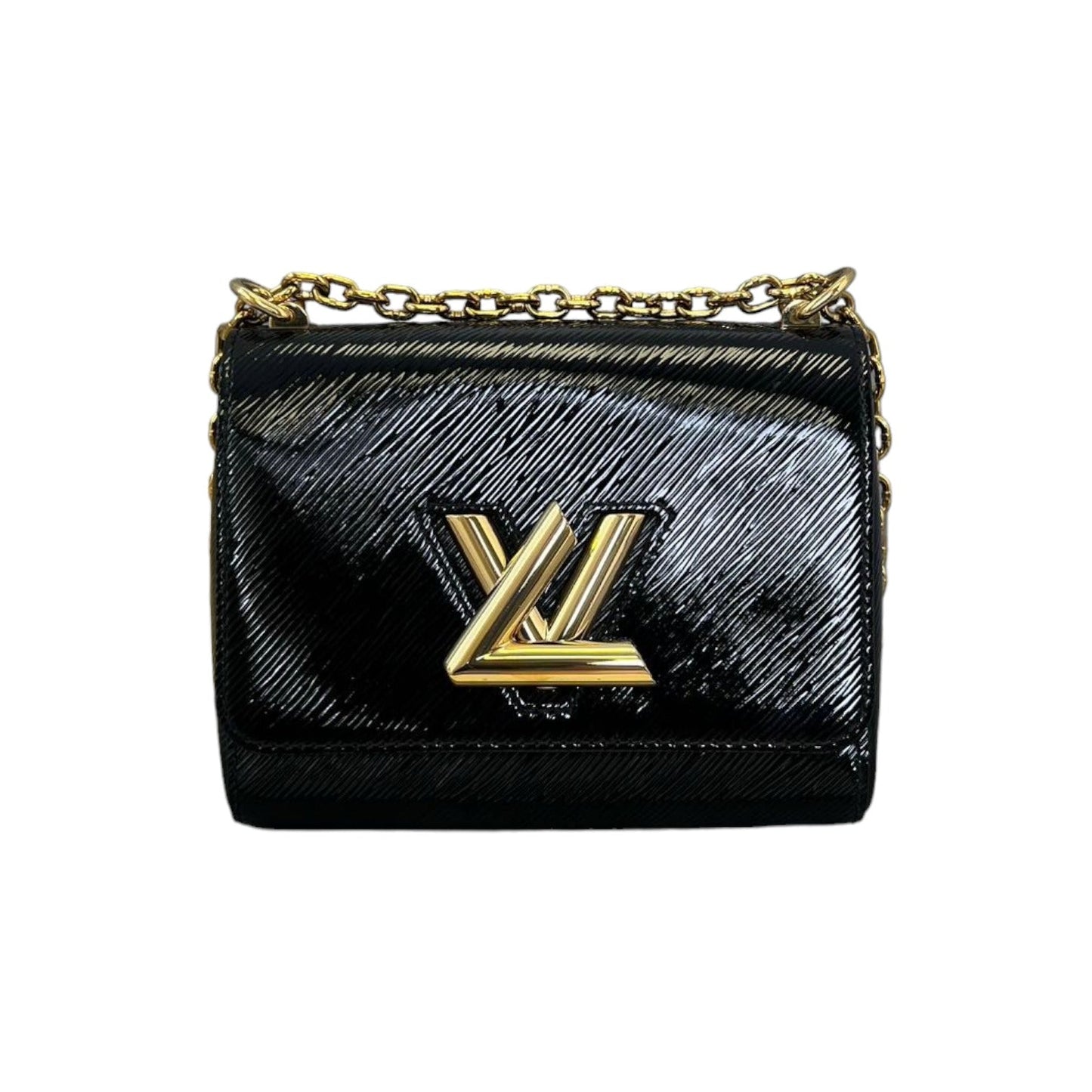 Louis-Vuitton Electric Epi Twist Shoulder Bag PM Black GHW
