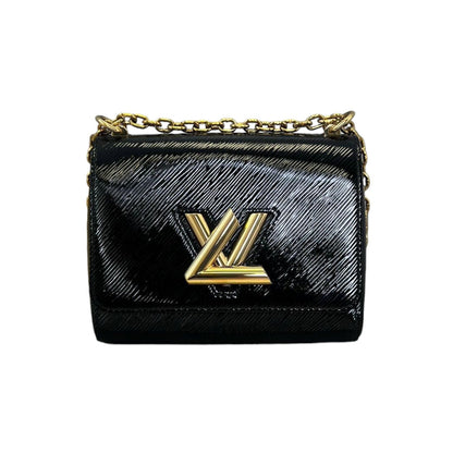 Louis-Vuitton Electric Epi Twist Shoulder Bag PM Black GHW