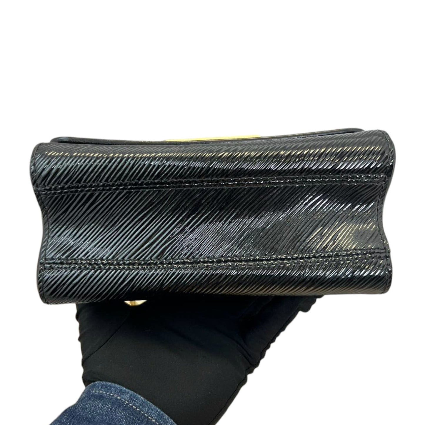 Louis-Vuitton Electric Epi Twist Shoulder Bag PM Black GHW