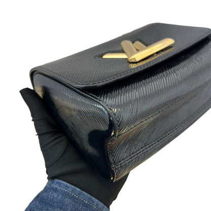 Louis-Vuitton Electric Epi Twist Shoulder Bag PM Black GHW