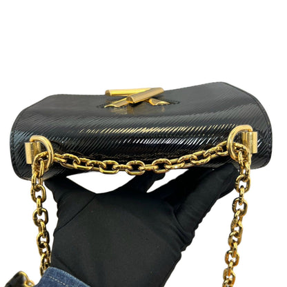 Louis-Vuitton Electric Epi Twist Shoulder Bag PM Black GHW