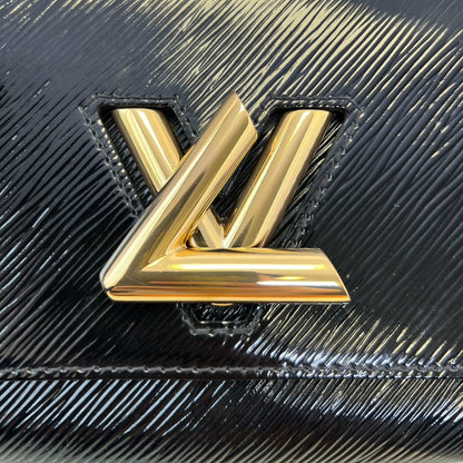 Louis-Vuitton Electric Epi Twist Shoulder Bag PM Black GHW