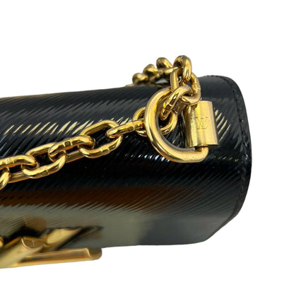Louis-Vuitton Electric Epi Twist Shoulder Bag PM Black GHW