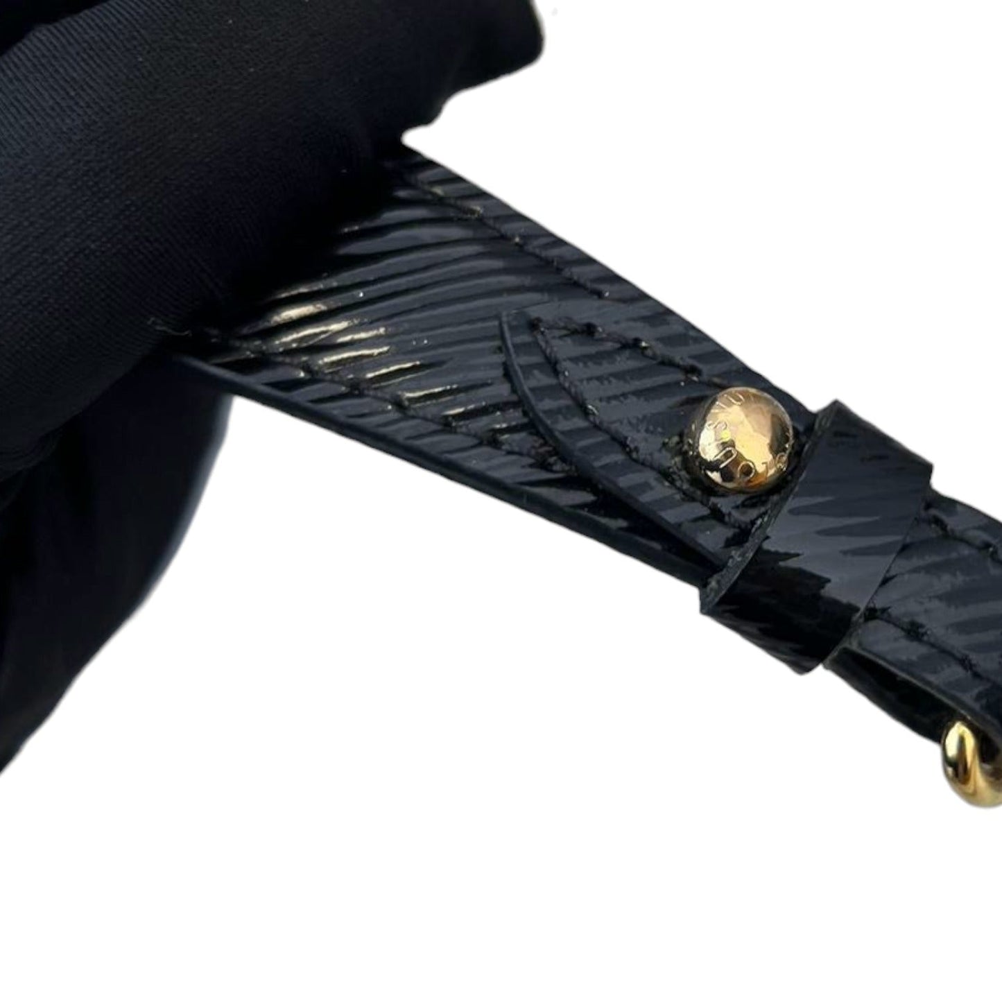 Louis-Vuitton Electric Epi Twist Shoulder Bag PM Black GHW