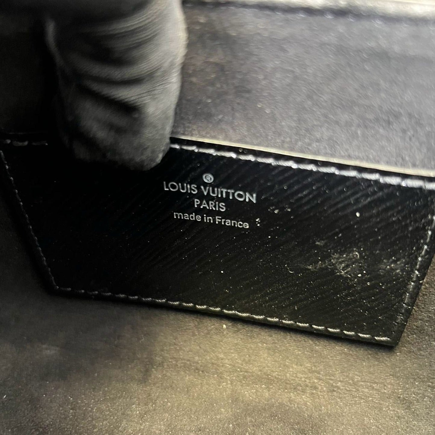 Louis-Vuitton Electric Epi Twist Shoulder Bag PM Black GHW