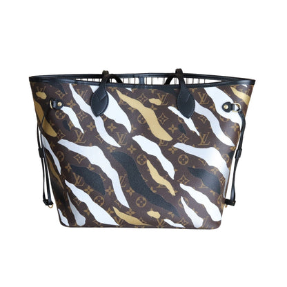 Louis-Vuitton Neverfull MM X Lol Monogram Gold Silver GHW