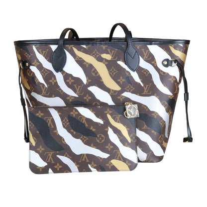 Louis-Vuitton Neverfull MM X Lol Monogram Gold Silver GHW
