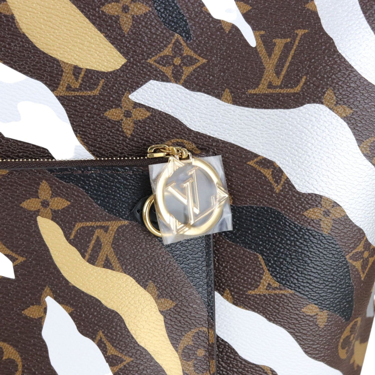 Louis-Vuitton Neverfull MM X Lol Monogram Gold Silver GHW