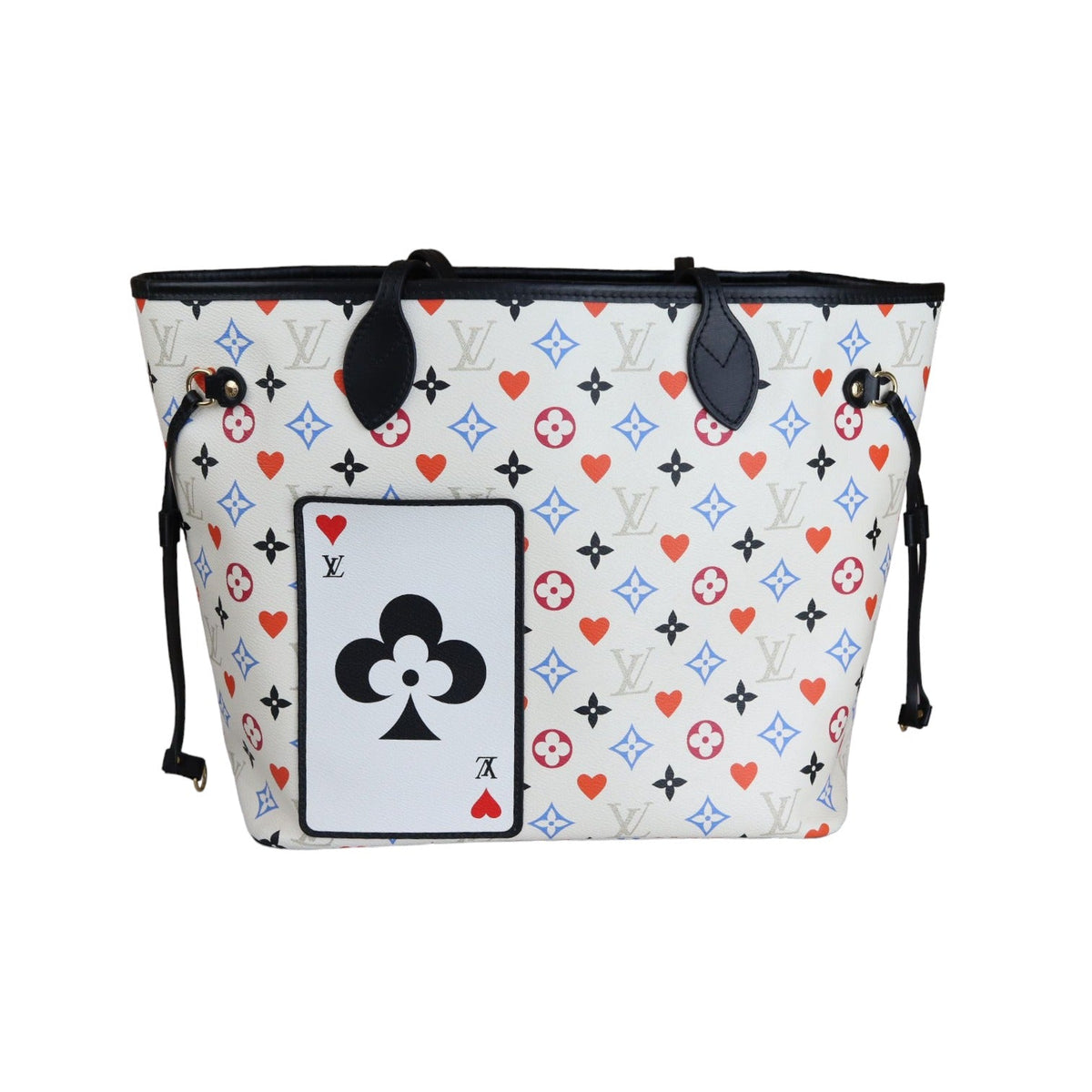 Louis-Vuitton Game On Neverfull MM White GHW