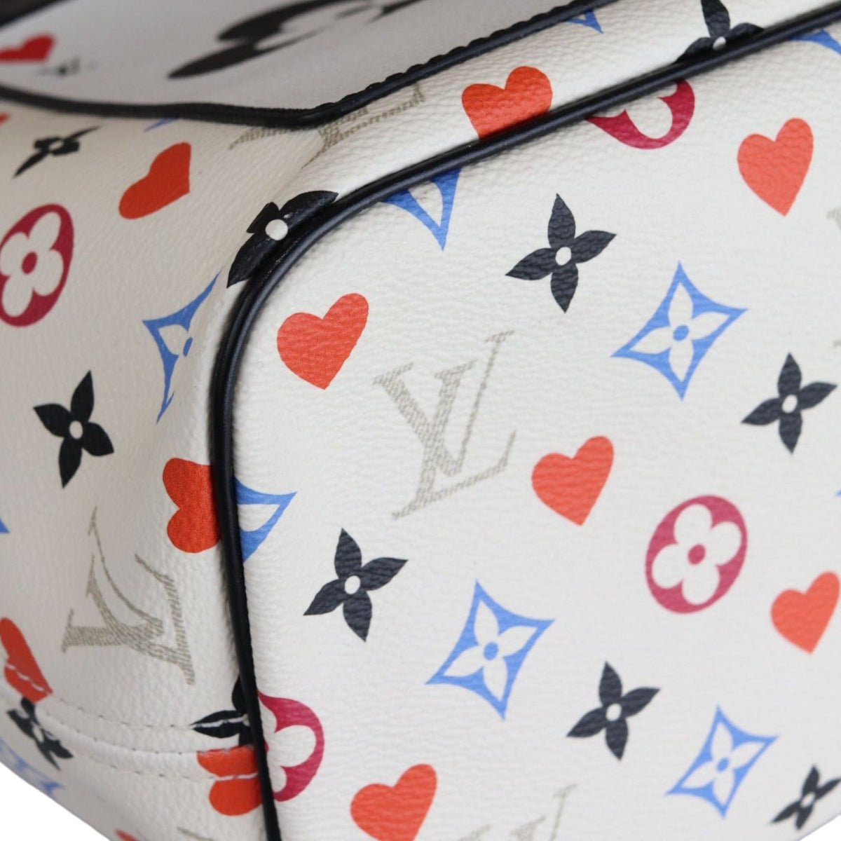 Louis-Vuitton Game On Neverfull MM White GHW