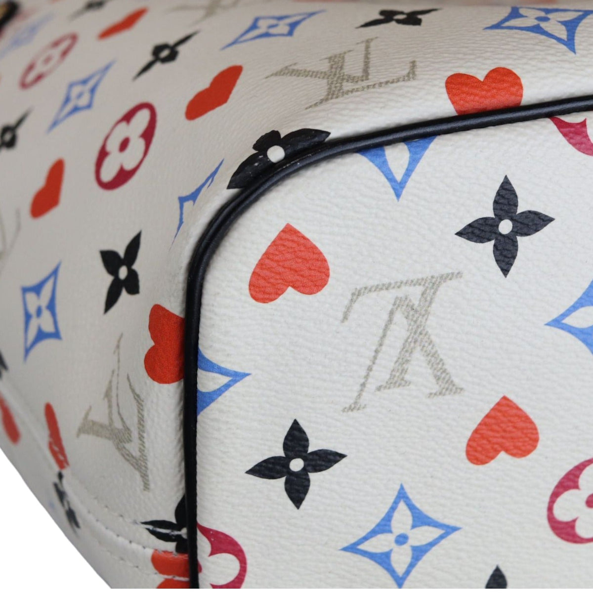 Louis-Vuitton Game On Neverfull MM White GHW