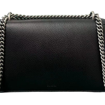 Gucci Dionysus Small Shoulder Pebbled Calfskin Black SHW