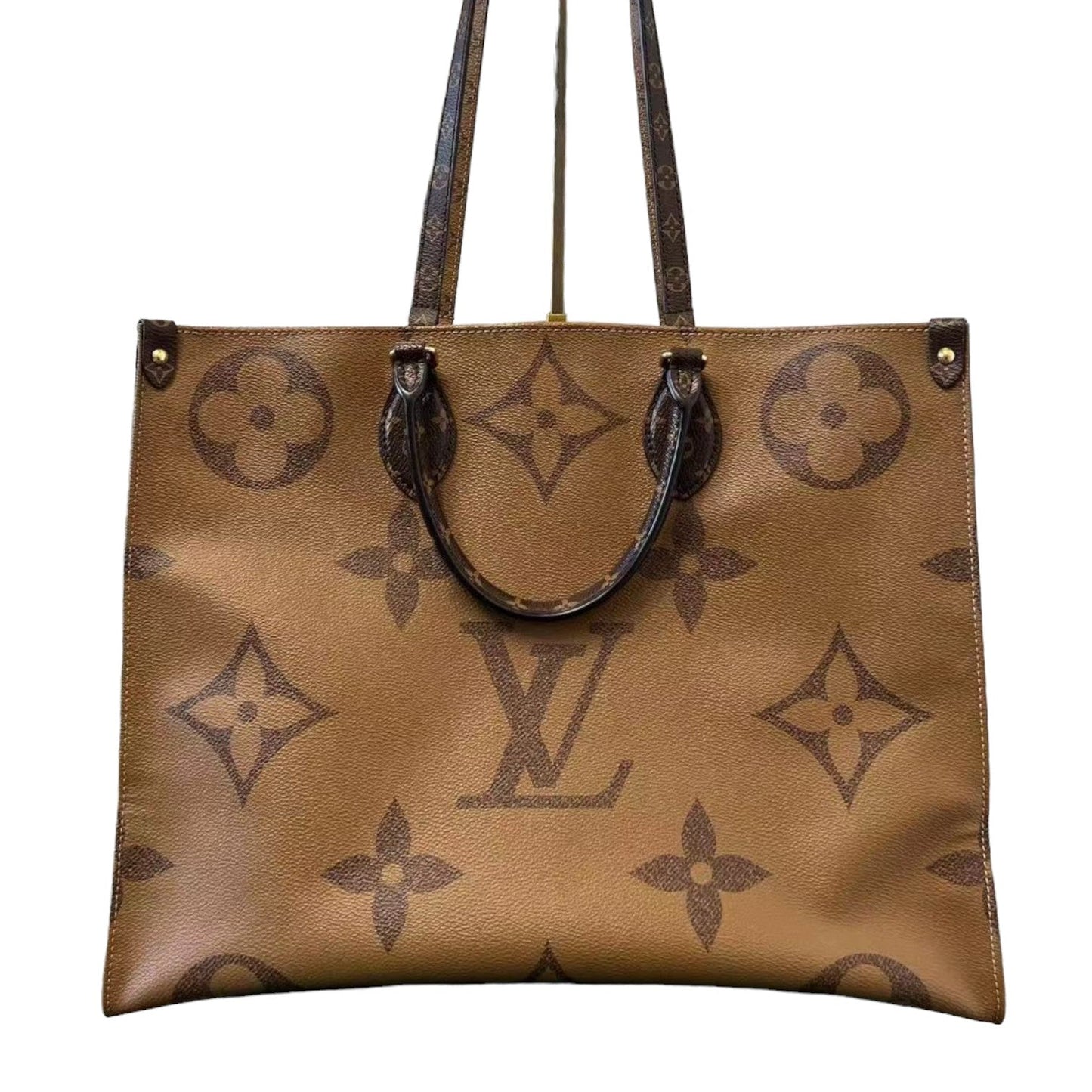 Louis-Vuitton On the go GM Reverse Large Brown GHW