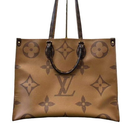 Louis-Vuitton On the go GM Reverse Large Brown GHW
