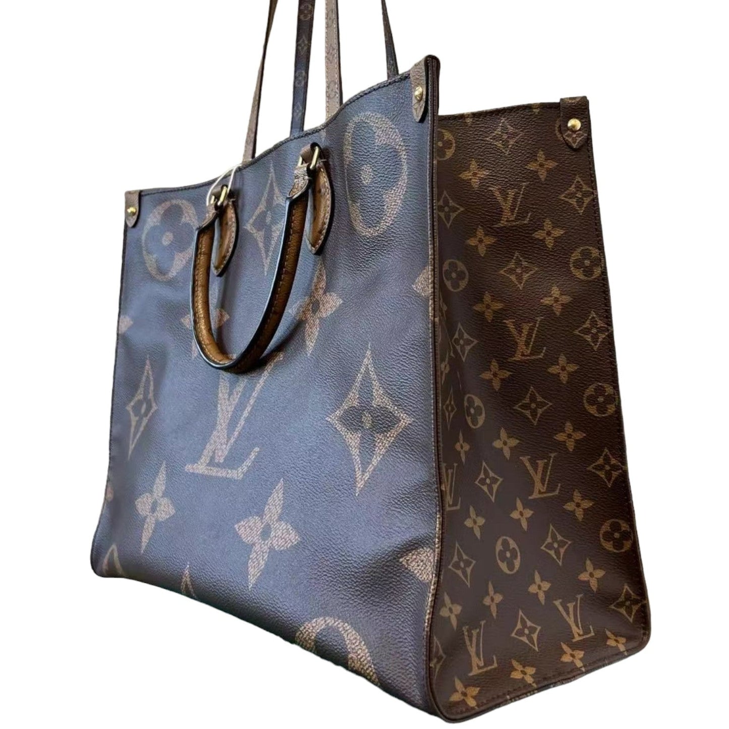 Louis-Vuitton On the go GM Reverse Large Brown GHW