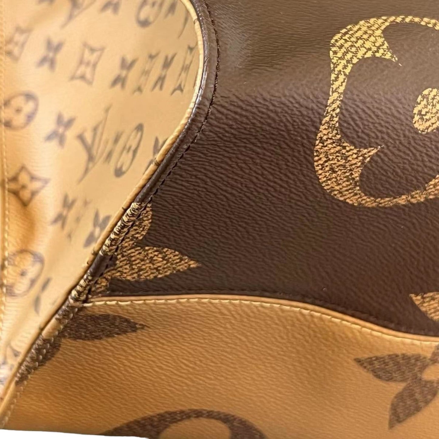 Louis-Vuitton On the go GM Reverse Large Brown GHW