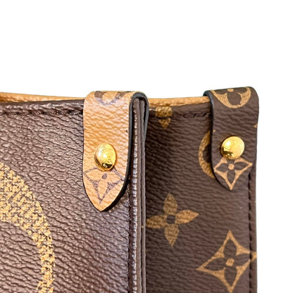 Louis-Vuitton On the go GM Reverse Large Brown GHW