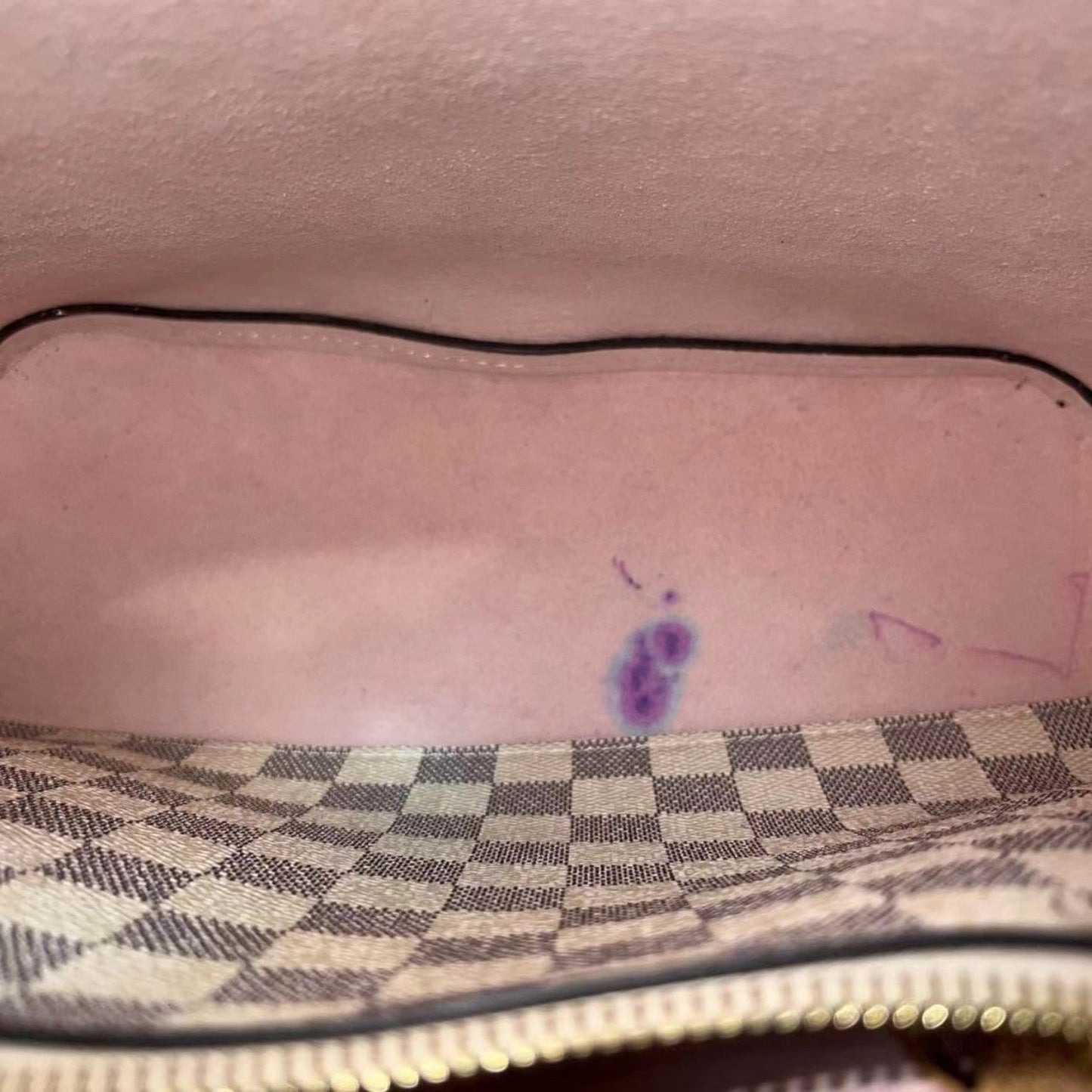 Louis-Vuitton Neonoe MM Damier Azur Eau De Rose GHW