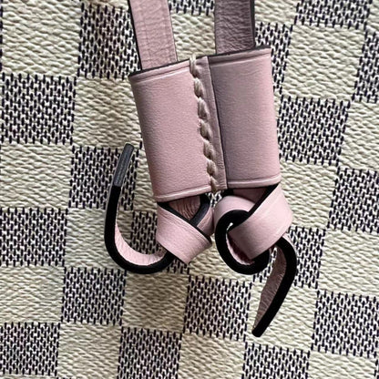 Louis-Vuitton Neonoe MM Damier Azur Eau De Rose GHW