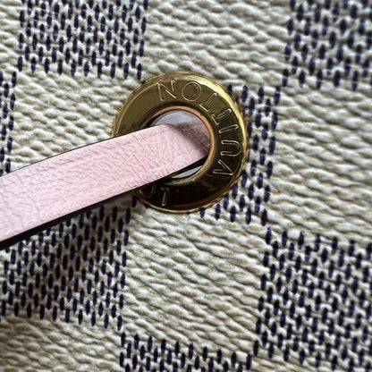 Louis-Vuitton Neonoe MM Damier Azur Eau De Rose GHW
