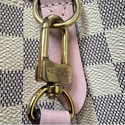Louis-Vuitton Neonoe MM Damier Azur Eau De Rose GHW
