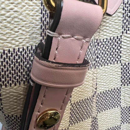 Louis-Vuitton Neonoe MM Damier Azur Eau De Rose GHW