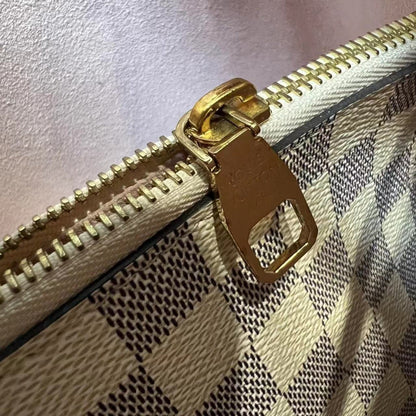 Louis-Vuitton Neonoe MM Damier Azur Eau De Rose GHW