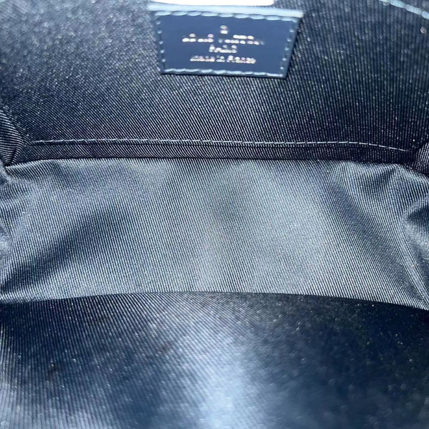 Louis-Vuitton Soft Trunk Mini Cowhide Monogram Denim Blue SHW