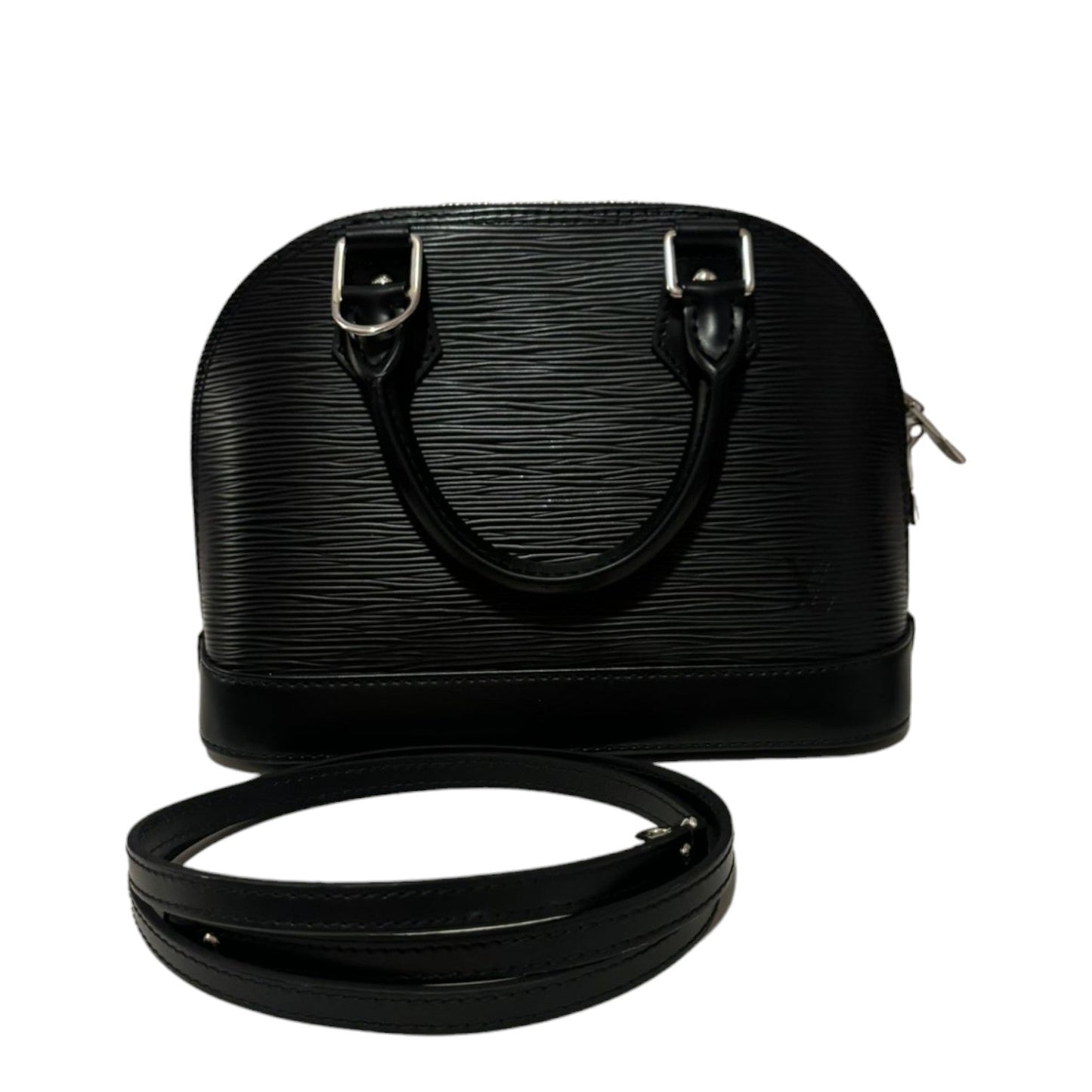 Louis-Vuitton Alma BB Epi Leather Black SHW