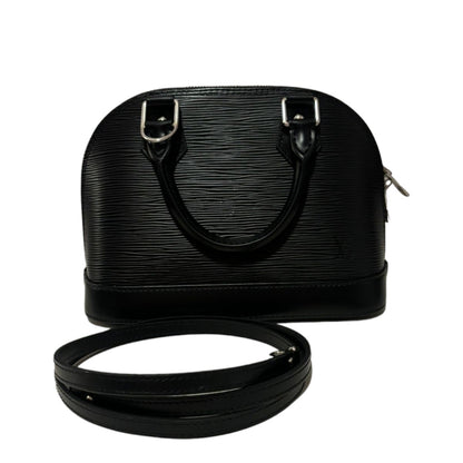 Louis-Vuitton Alma BB Epi Leather Black SHW
