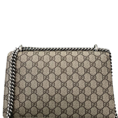 Gucci Dionysus Small GG Supreme Monogram Shoulder Taupe RHW