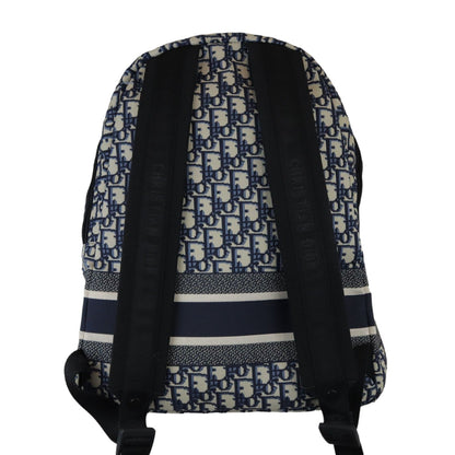 Diortravel Backpack Large Oblique Jacquard Blue BHW