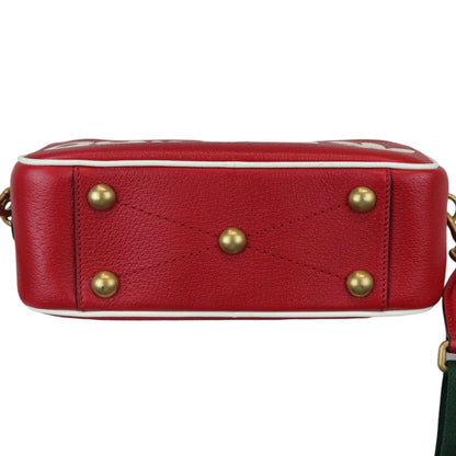 Gucci X Adidas Web Small Shoulder Red White GHW