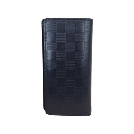 Louis-Vuitton Infini Brazza Men's Wallet Damier Navy