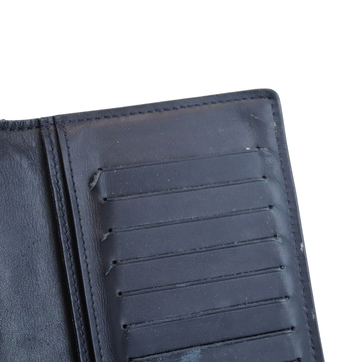 Louis-Vuitton Infini Brazza Men's Wallet Damier Navy