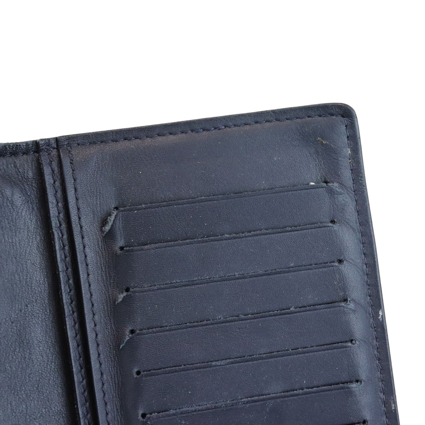 Louis-Vuitton Infini Brazza Men's Wallet Damier Navy