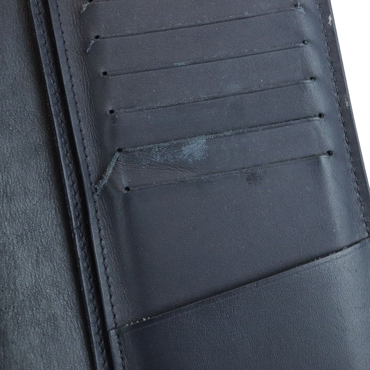 Louis-Vuitton Infini Brazza Men's Wallet Damier Navy