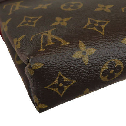 Louis-Vuitton Pallas Chain Flap Monogram Red GHW