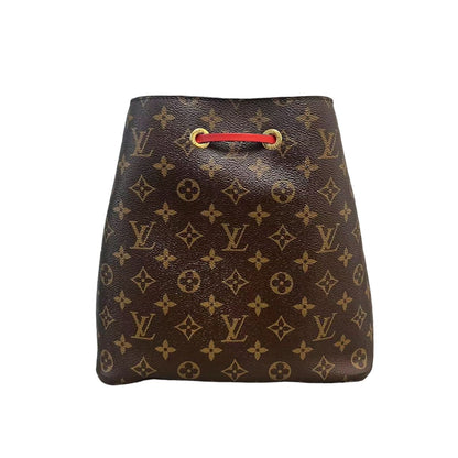 Louis-Vuitton Neonoe MM Monogram Coquelicot Red GHW