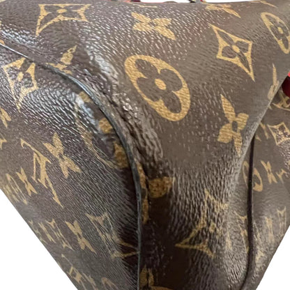 Louis-Vuitton Neonoe MM Monogram Coquelicot Red GHW