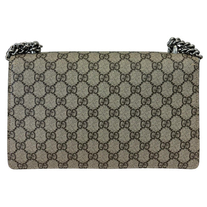 Gucci Dionysus Small GG Supreme Monogram Shoulder Taupe RHW