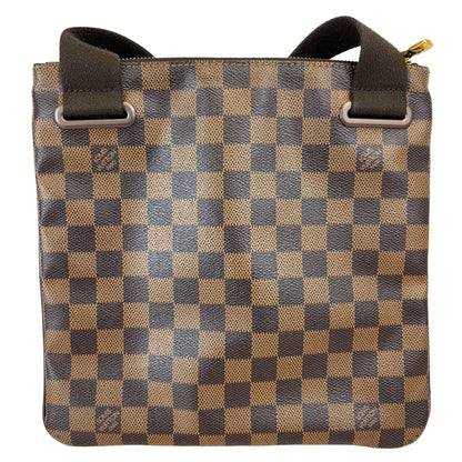 Louis-Vuitton Brooklyn Flat Pochette Damier Ebene Brown GHW