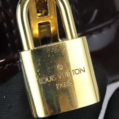 Louis-Vuitton Alma BB Vernis Patent Amarante GHW