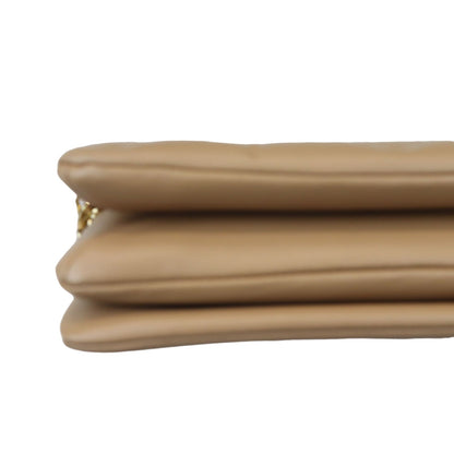 Louis-Vuitton Coussin Pochette Lambskin Embossed Monogram Camel GHW